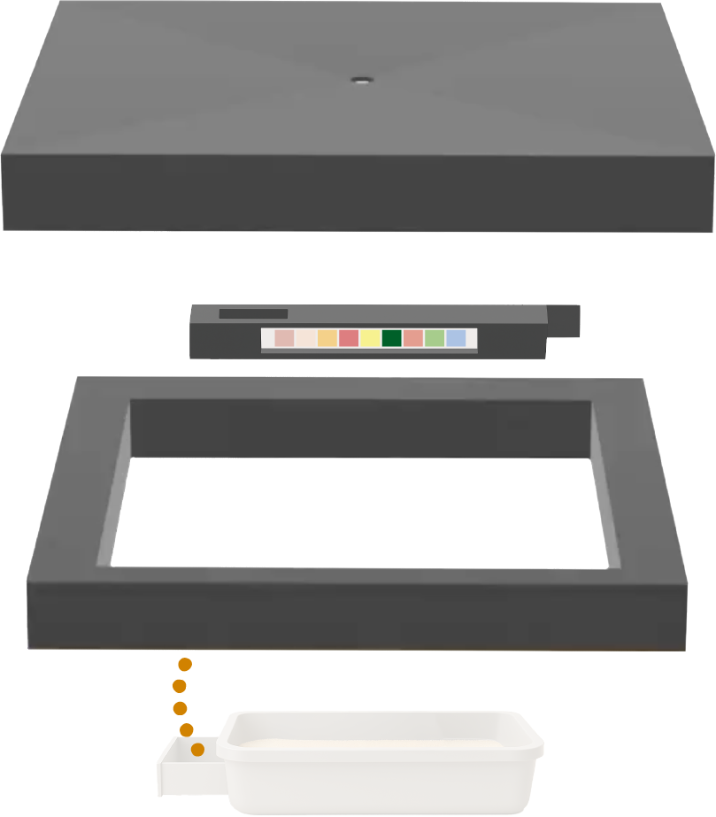 開発中の尿測定システム